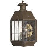 Quintiesse Hinkley Nantucket Zunanja stenska svetilka iz starane medenine, IP44, (22100127) | Shoptok.si