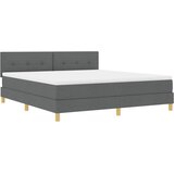  Krevet s opruga kutije Tamno siva 180 x 200 cm tkanina | shoptok.hr