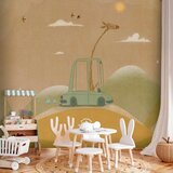  Foto tapeta - Traveling Giraffe 200x140 Premium | shoptok.hr