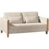 Niels Andersson ZOFA S POSTELJNO FUNKCIJO, krem barve, barve bukve les, tekstil | Shoptok.si