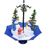  Božićno drvce koje sniježi sa stalkom plavo 75 cm PVC | shoptok.hr