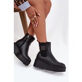 VINCEZA Insulated Women's Platform Boots with Decorative Detail | shoptok.hr