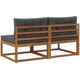  Srednja sofa za van s jastukom 2 Komad Prirodna | shoptok.hr