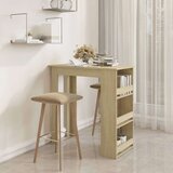 vidaXL Barska miza s policami sonoma hrast 102x50x103,5 cm iverna pl. | Shoptok.si