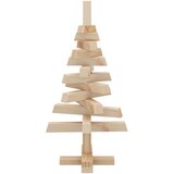 vidaXL Božična drevesa z stojalom Naravna 60 cm Trdna borovina | Shoptok.si