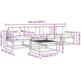 Set vanjskih sofa 4 kom. Bijela i bež | shoptok.hr