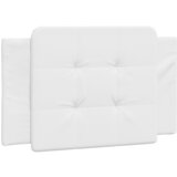 Maison Chic posteljno vzglavje - vzglavna omarica - vzglavna stranica bela 80 cm umetno usnje, (21704174) | Shoptok.si