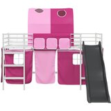  Okvir Krevet za Dječji Loft Bijela i roza 107 x 203 cm Metal | shoptok.hr