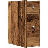  Ozka kopalniška kredenca s kolesi starinski les inženirski les, (21669922) | Shoptok.si