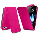  Preklopni etui / ovitek / zaščita NeoSlim za Sony Xperia J ST26i - roza | Shoptok.si