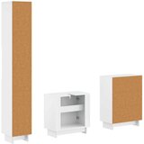  Set za kupaonicu od 3 dijela EDE Bijela visokog sjaja | shoptok.hr