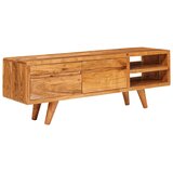 TV ormar s policom Smeđa 110 x 30 x 40 cm Čvrsto drvo akacije | shoptok.hr