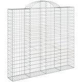  Lučne gabionske košare 5 kom 200x50x180/200cm pocinčano željezo | shoptok.hr