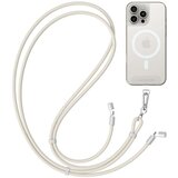 Satechi Vrvica za okoli vratu s kablom USB-C serije Lanyard OntheGo, hitro polnjenje, Bež, (5000277179) | Shoptok.si