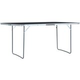  Zložljiva miza za kampiranje siva iz aluminija 180x60 cm, (20817000) Cene