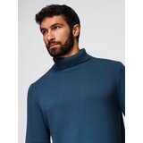 Ombre Men's sweater with a "v-neck" neckline with a shirt collar - black | shoptok.hr