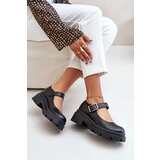 FI1 Women's Shoes With Buckle Black Plikuria Cijene