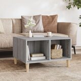 vidaXL Klubska mizica siva sonoma 60x50x36,5 cm inženirski les Cene
