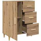 vidaXL Kreveta hrast artisan 34 x 69.5 x 90 cm Konstruirano drvo | shoptok.hr