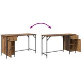  Računalni stol Staro drvo 131 x 48 x 75 cm Konstruirano drvo | shoptok.hr