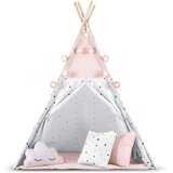Nukido Teepee šator za djecu s svjetlima - rozi | shoptok.hr