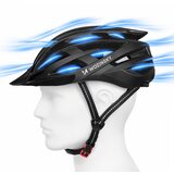 Wozinsky MTB KOLESARSKA ČELADA Z ODSTRANLJIVIM VIZIRJEM IN USB ZADNJO LUČJO 57-62 CM, (5000303903) | Shoptok.si
