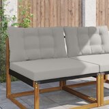  Zunanja blazina za kavč 2 pcs Siva Poliester, (5000202662) | Shoptok.si