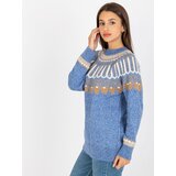 RUE PARIS Sweater-LC-SW-0342.06X-Blue | ePonuda.com