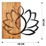 WALLXPERT dekorativni drveni zidni pribor lotus | ePonuda.com