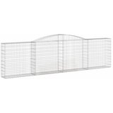  Lučne gabionske košare 8 kom 400x30x100/120cm pocinčano željezo | shoptok.hr