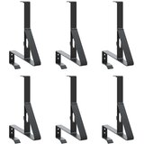  Podrška za zaštitu od snijega 6 pcs Crna 29,5 x 3 x 34,5 cm | shoptok.hr