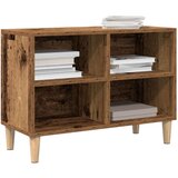 TV kabinet s drvenim nogama Starinsko drvo 69.5x30x50 cm | shoptok.hr
