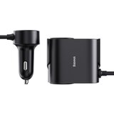  Univerzalni Adapter Baseus 30W, Črna - Dvojni Avtomobilski Polnilec USB-A/USB-C, (22006943) | Shoptok.si