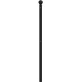  Metalno zamjensko uzglavlje crno 120 cm | shoptok.hr