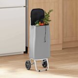 Kolica za kupovinu Siva 35 x 28 x 92 cm Oxford tkanina | shoptok.hr