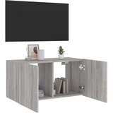  Zidni TV ormarić s LED svjetlima boja hrasta 80x35x41 cm | shoptok.hr