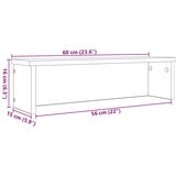  Kuhinjski stalci koji se mogu složiti 2 kom 60x15x16 cm Slike