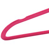 vidaXL 20-dijelni set vješalica protuklizni ružičasti baršunasti | shoptok.hr