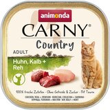  Varčno pakiranje animonda Carny Country Adult 64 x 100 g - Piščanec, teletina in srna | shoptok.hr