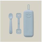 Interbaby set silikonskog pribora za jelo Blue Grey | shoptok.hr