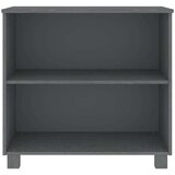  Komoda HAMAR tamnosiva 85 x 35 x 80 cm od masivne borovine | Eponuda.com