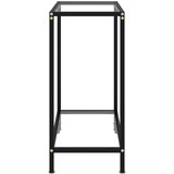  Konzolna mizica prozorna 60x35x75 cm kaljeno steklo, (20818218) | Shoptok.si