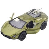 Metalni sportski automobil s motoriziranim svjetlima, miks zvukova | shoptok.hr