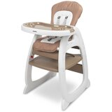 CARETERO Stol za hranjenje 2 v 1 homme rjava | Shoptok.si