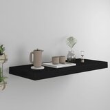 vidaXL Stenska polica črna 60x23,5x3,8 cm MDF Cene