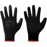 vidaXL Delovne rokavice 12 pcs Črna 7 / S Poliester, (5000112403) | Shoptok.si