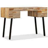 Pisaći Stol od Masivne Obnovljene Tikovine 110x50x76 cm | Eponuda.com