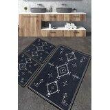 Hanah home Set od 3 kupaonska tepiha Tamno siva Cijene