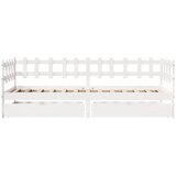  Dnevni krevet s ladicama bez madraca 80x200 cm masivno drvo | shoptok.hr