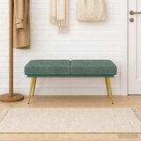  Klupa s dvostrukim slojem Morska zelena 120 x 45 x 46 cm Baršun | Eponuda.com